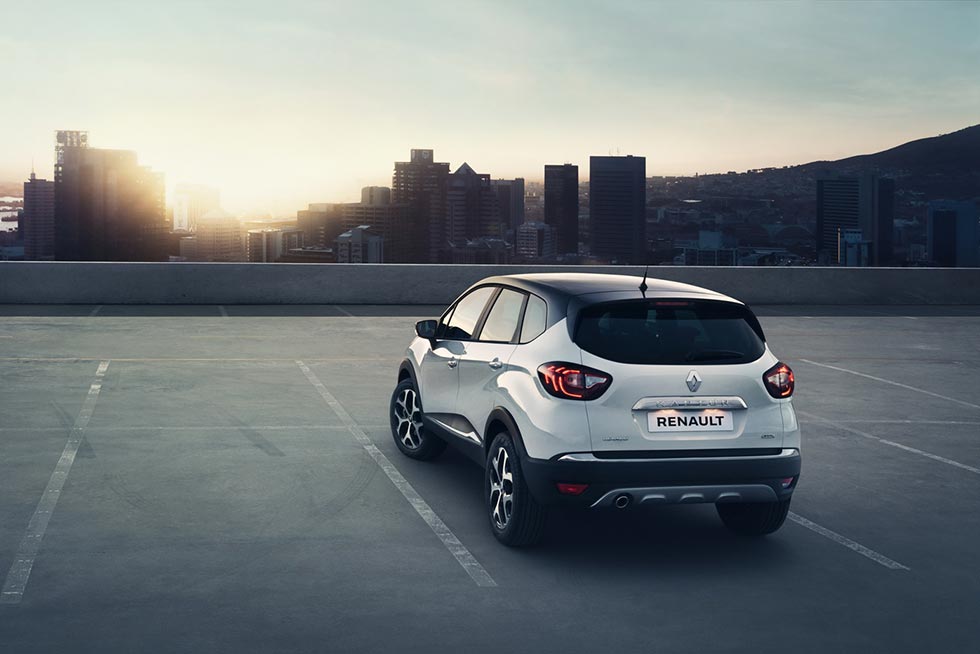 The Renault Kaptur's rear