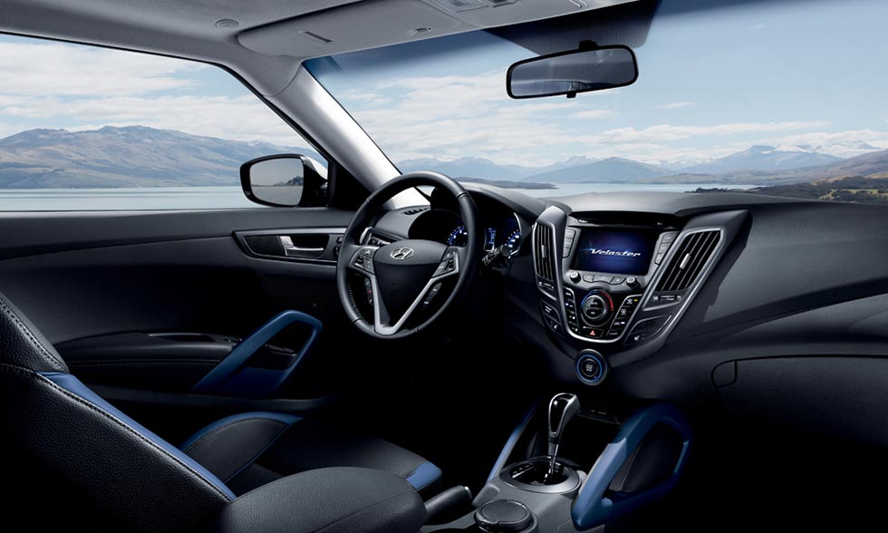 Aboard the updated Hyundai Veloster Turbo