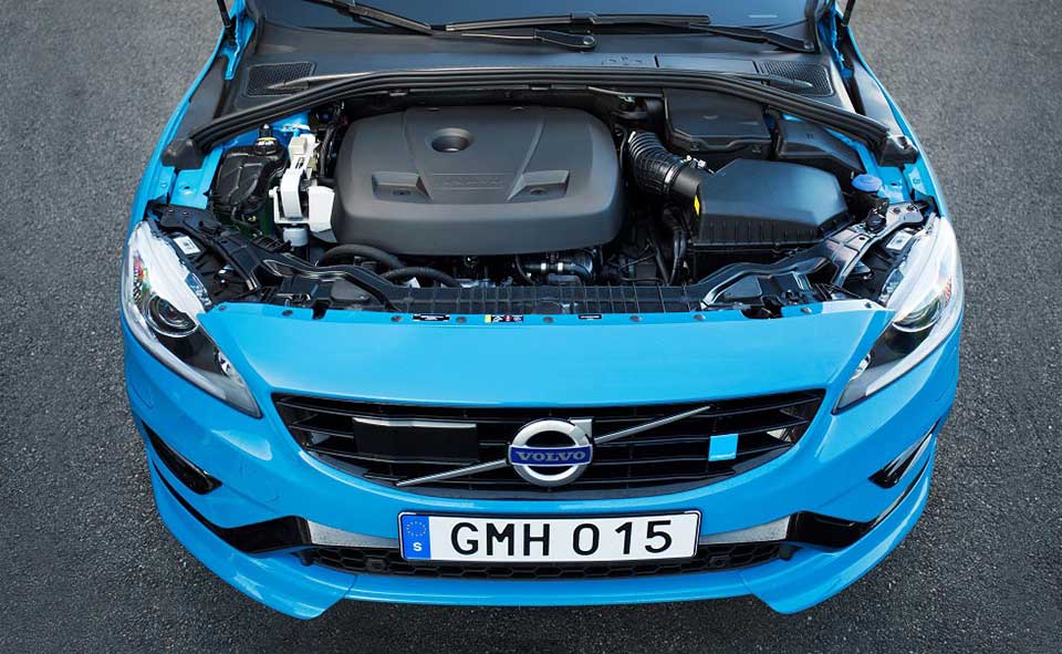 Under the hood of the 2016 Volvo S60, V60 Polestar
