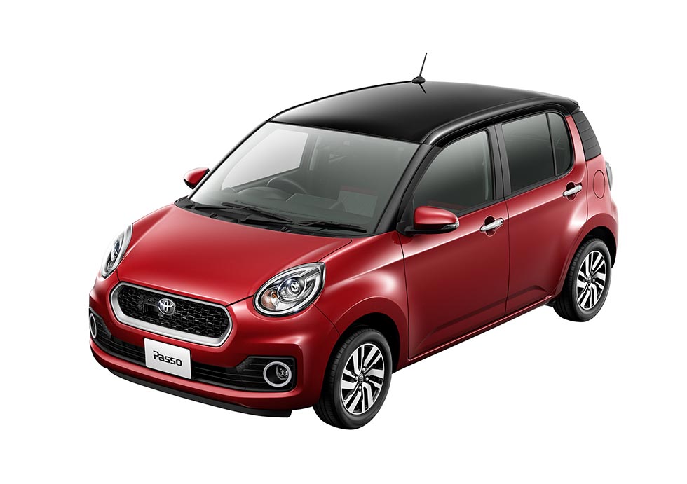 The Toyota Passo in Moda trim