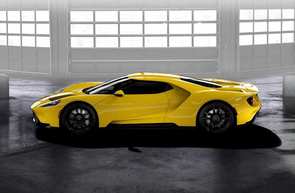 Ford GT side profile