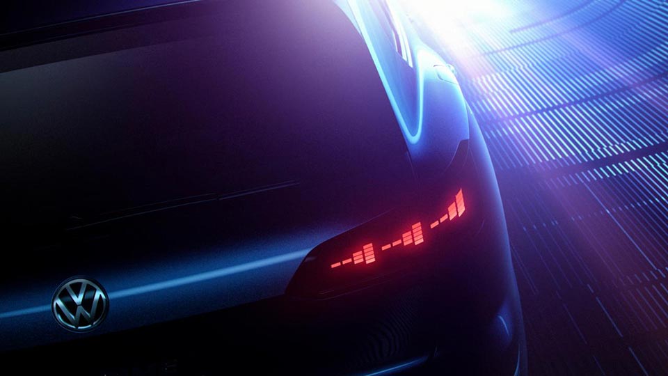 Rear quarter of Volkswagen's upcoming concept