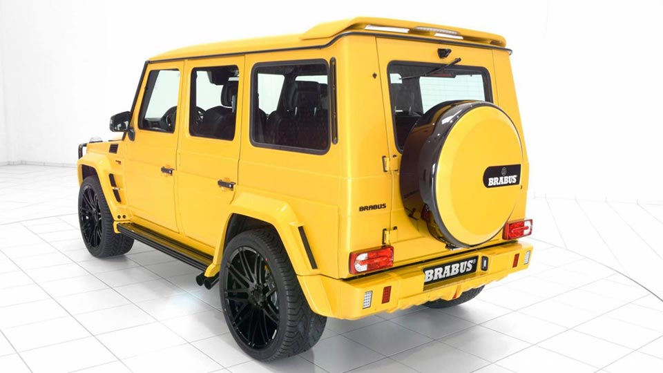 Rear quarter of the Brabus G63 Widestar 700