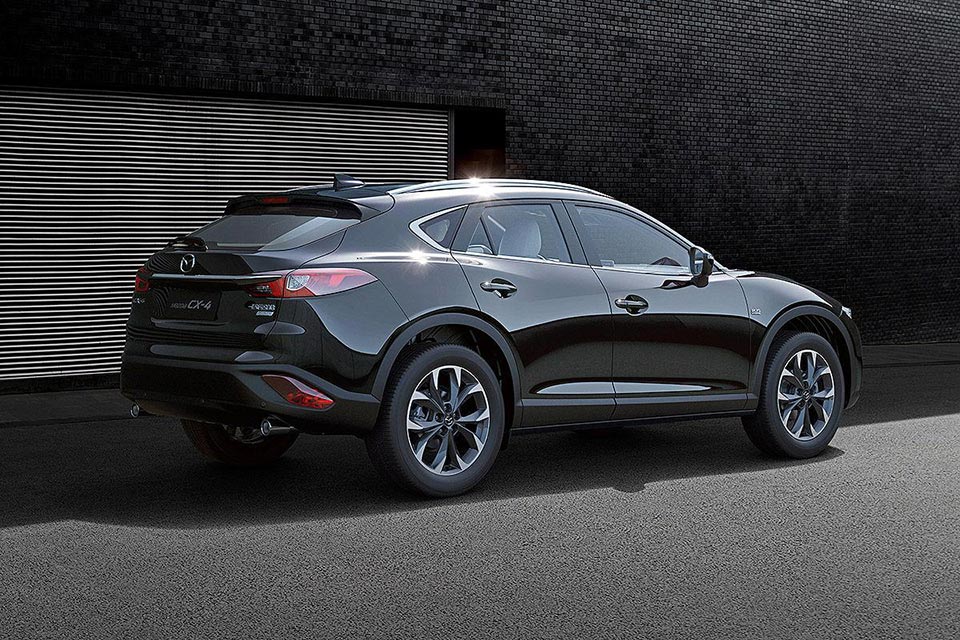 Rear quarter of the 2016 Mazda CX-4