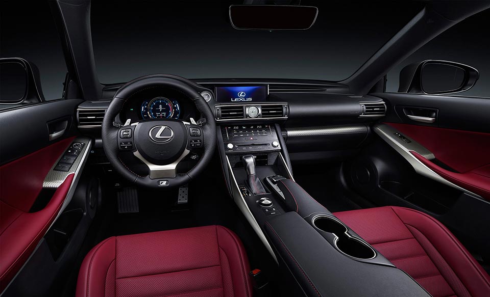 Aboard the 2016 Lexus IS