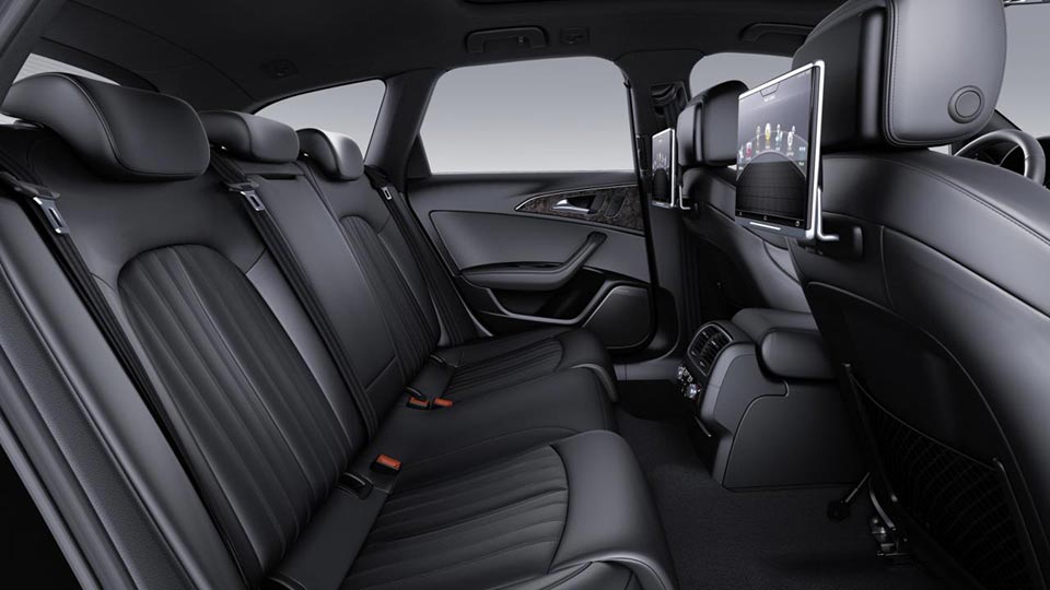 The two detchable Audi tablets for rear entertainment