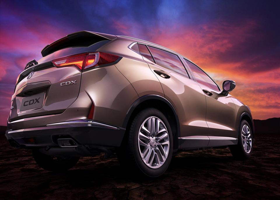 Rear quarter of the Acura CDX