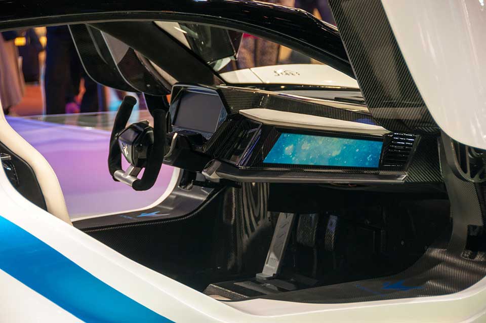 Interior of the BAIC Arcfox-7