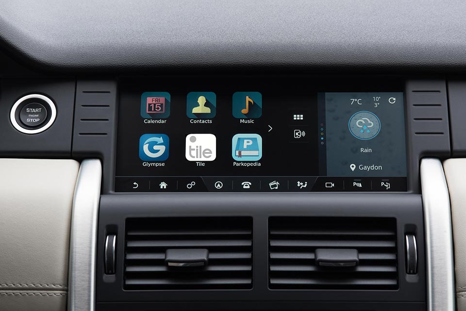 The smartphone-like menu of the new system