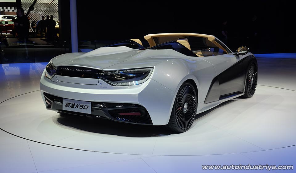 Rear quarter of the Qiantu K50