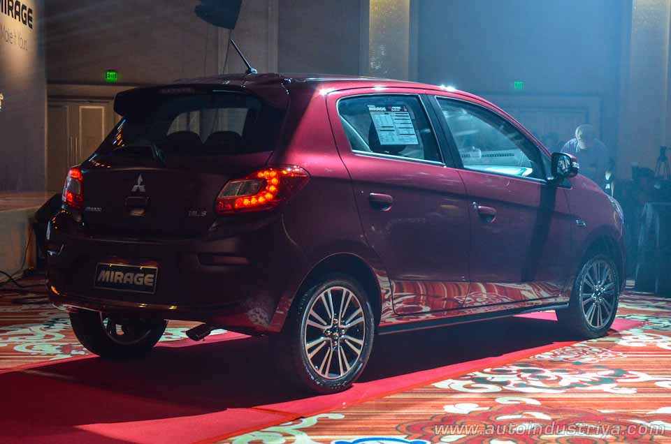 2016 Mitsubishi Mirage rear