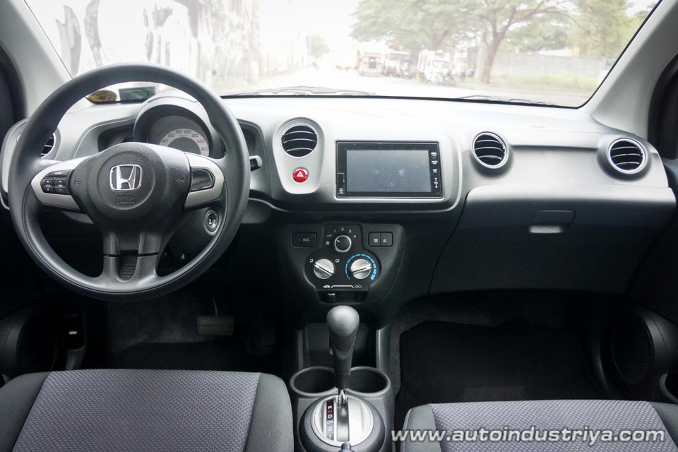 Aboard the 2016 Honda Brio V