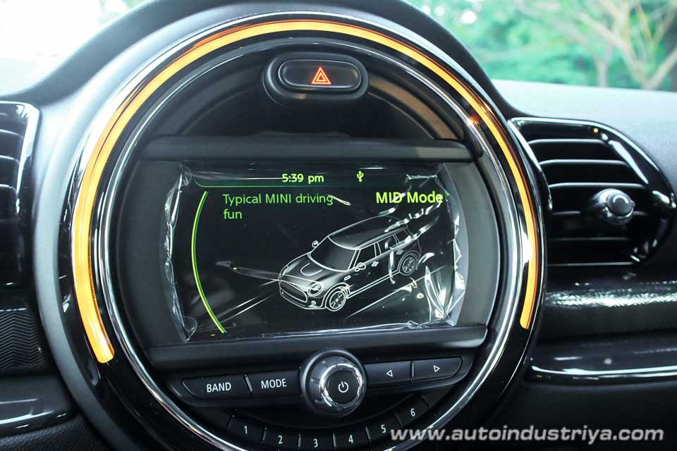2016 Mini Clubman sport mode