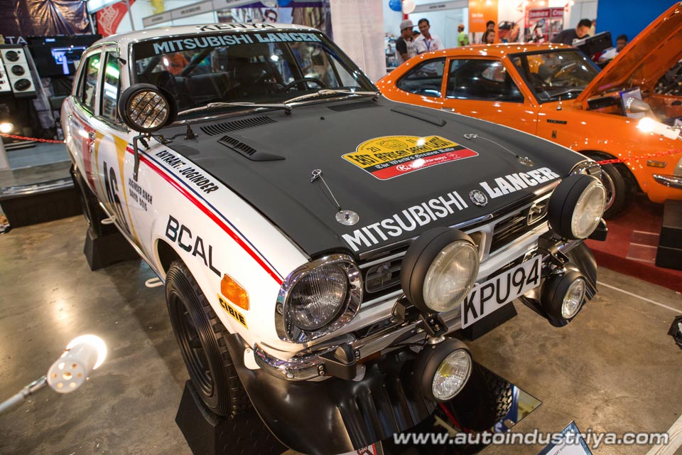 Rally-spec 'L-type' Mitsubishi Lancer from last year's Trans Sport Show