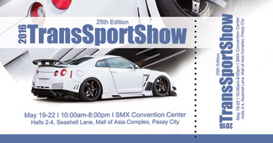 2016 Trans Sport Show ticket