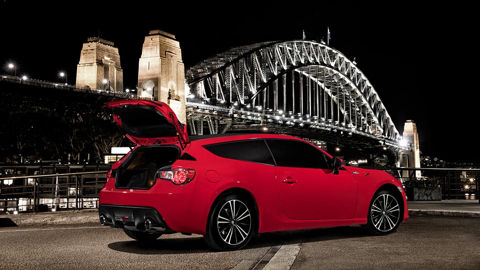 Rear quarter of the Toyota 86 Shooting Brake Concept