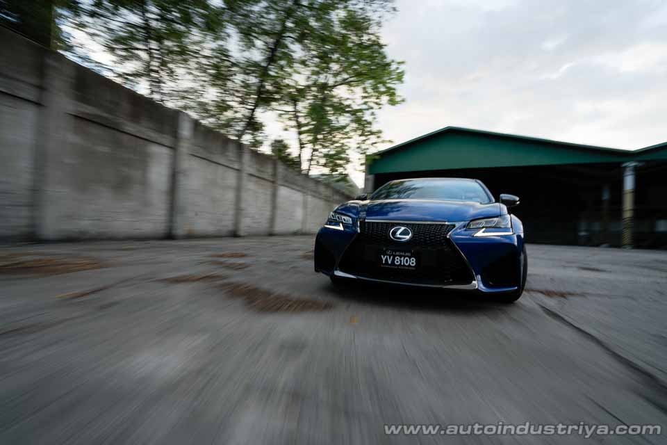 2016 Lexus GS F in motion