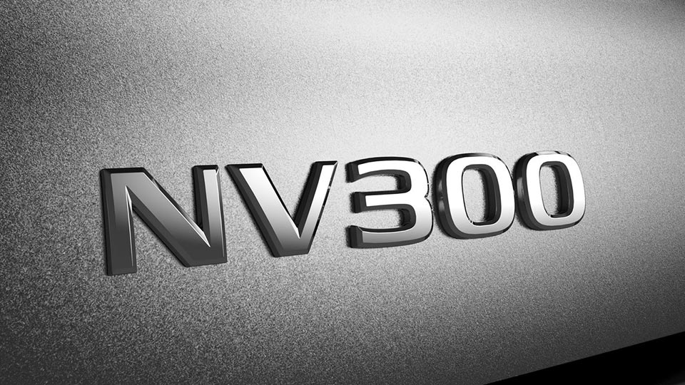 The Nissan NV300 badging