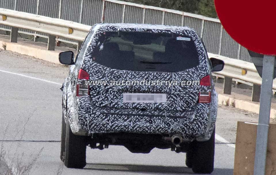 Rear of the supposedly new Nissan SUV