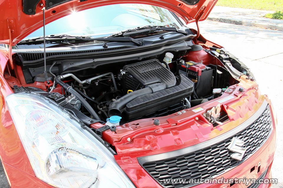 The K12M inline-four powering the Swift 1.2