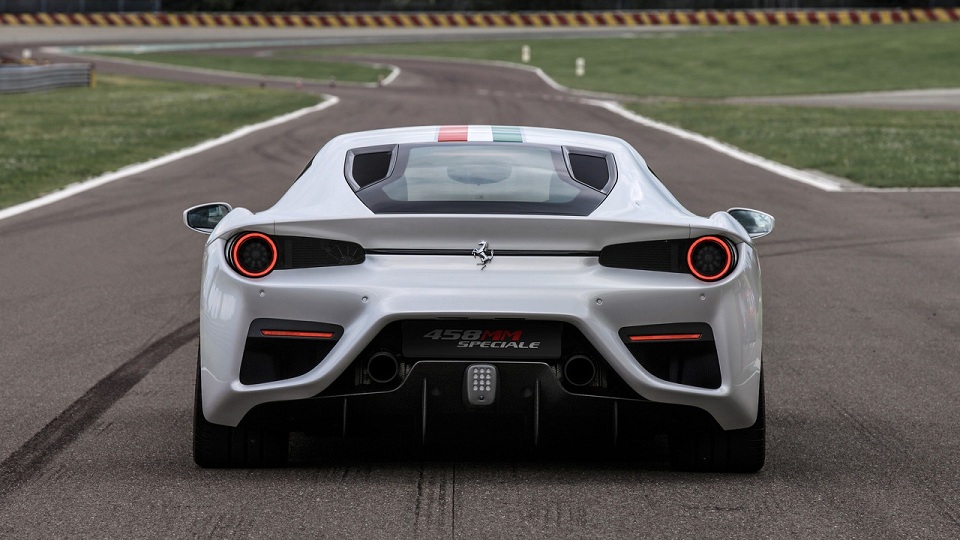 Rear of the Ferrari 458 MM Speciale
