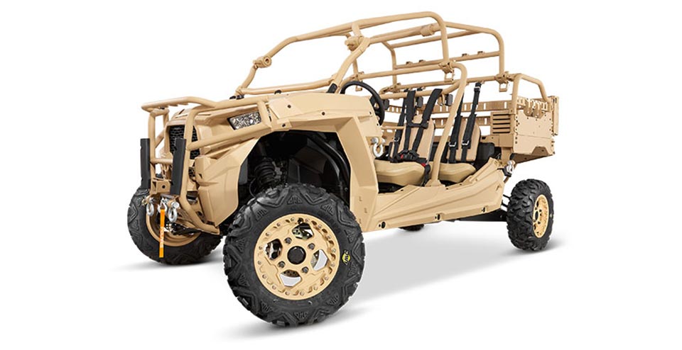 The Polaris MRZR-D4 in stock form