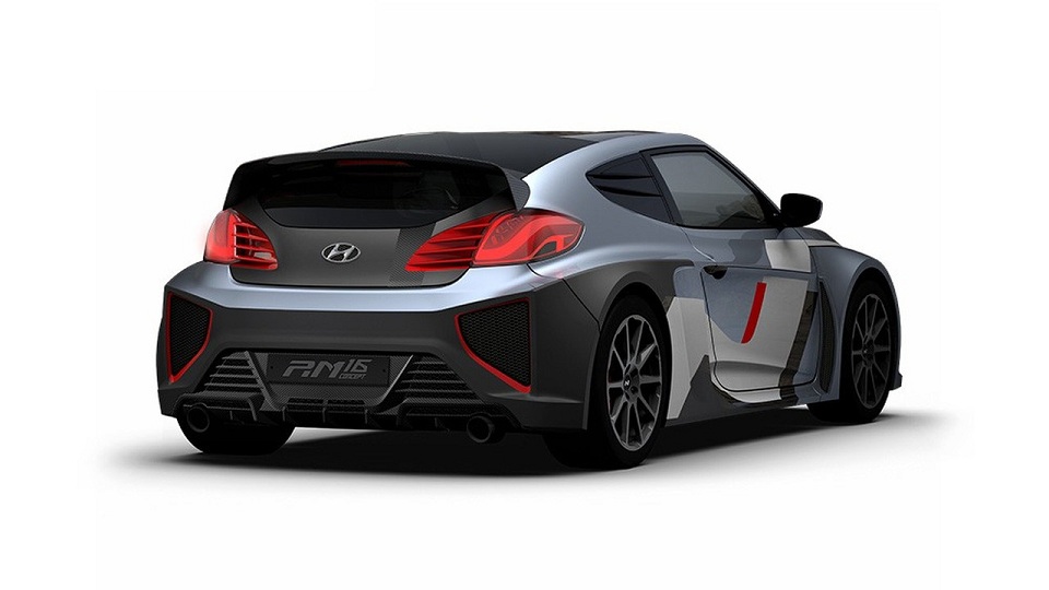 Rear quarter of the Hyundai RM 16 concept