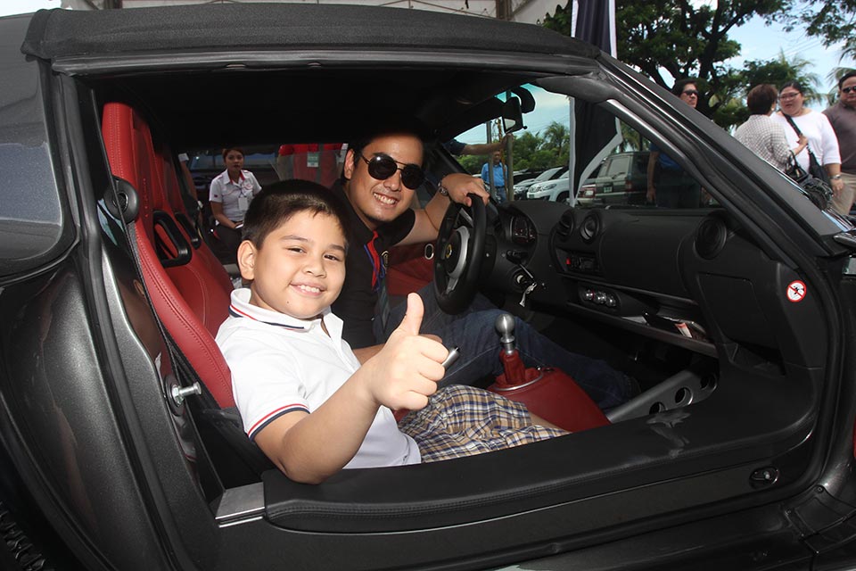 Clients getting to test drive cars during the 100 Days of Awesome Car Fair