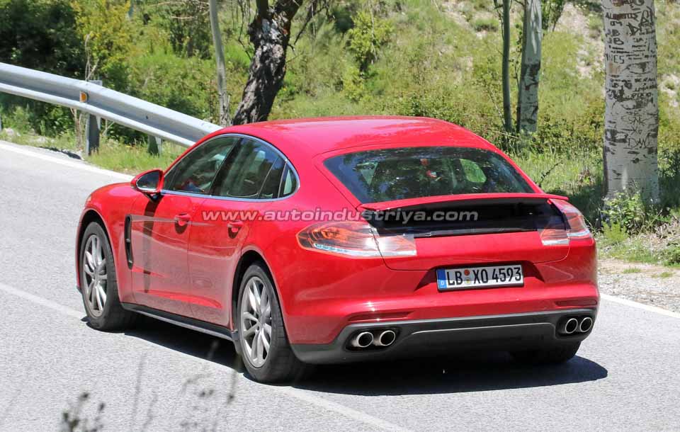 New Panamera rear