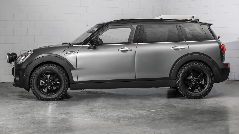 Side profile of the Mini Clubman ALL4 concept