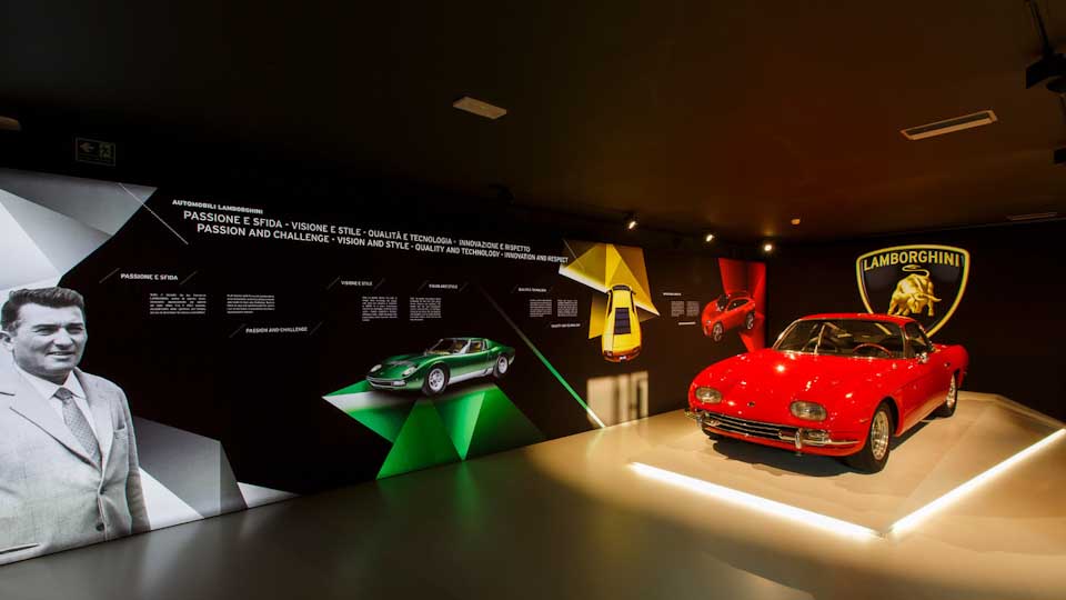 Museo Lamborghini entrance