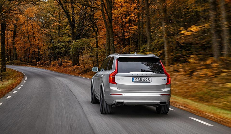 The Volvo XC90 with Polestar Optimization in action