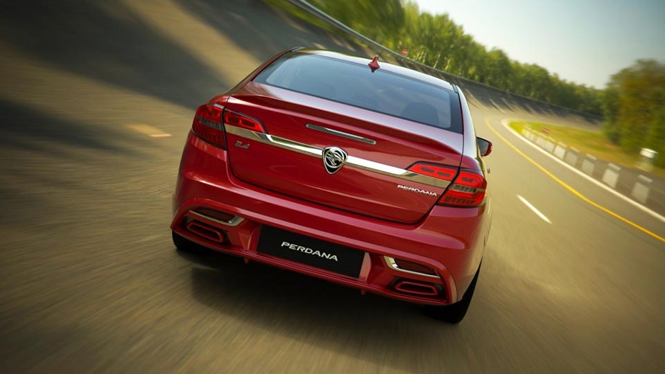 Rear quarter of the 2016 Proton Perdana