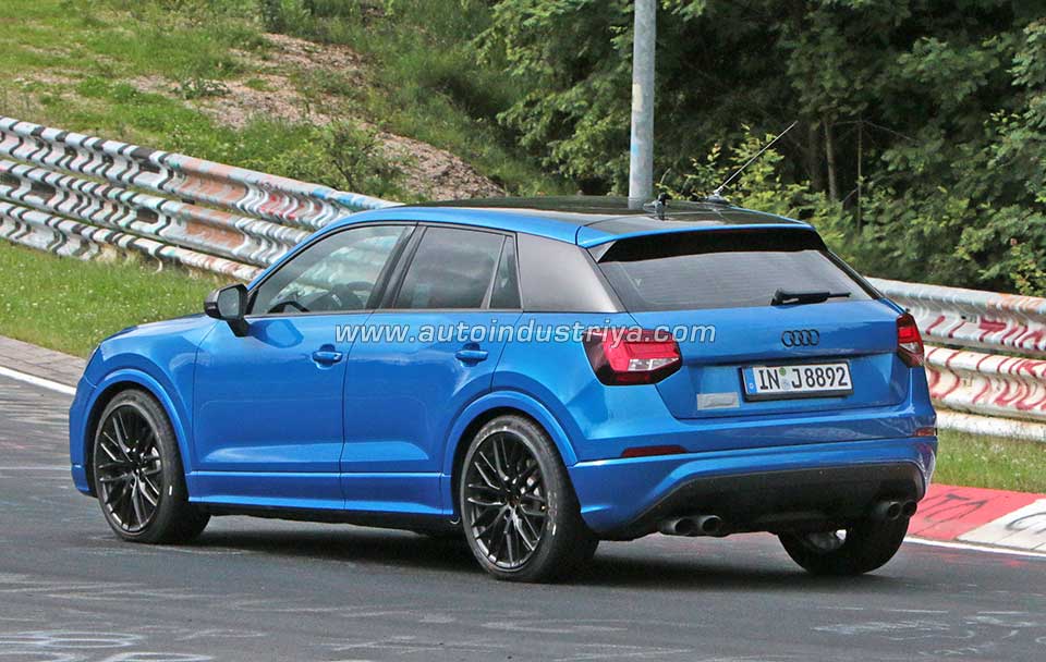 Rear quarter of the Audi SQ2