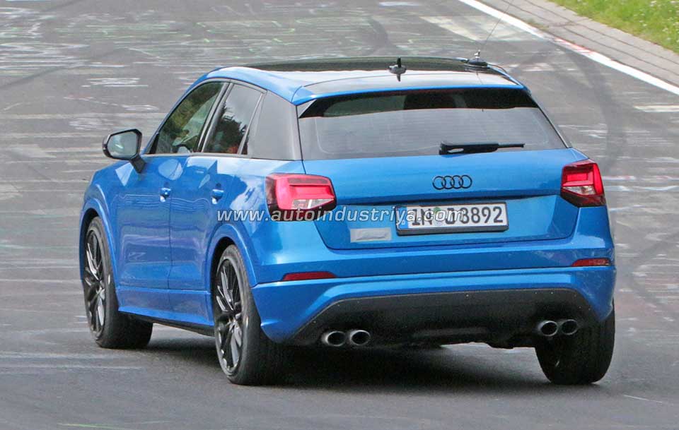 Rear of the Audi SQ2
