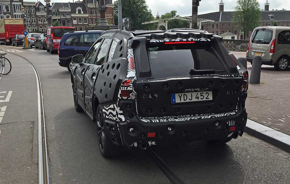 Rear of the 2017 Volvo XC60