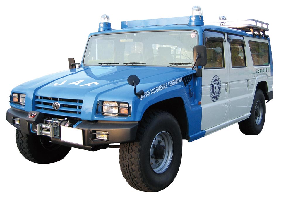 A JAF rescue vehicle
