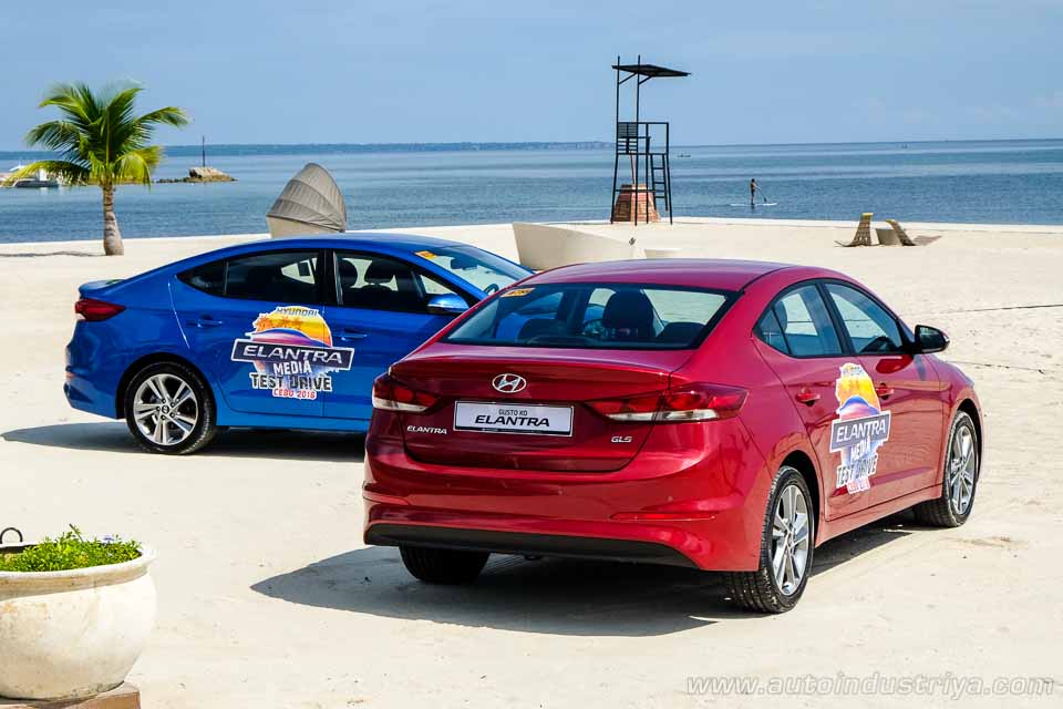 Hyundai Elantra rear and side