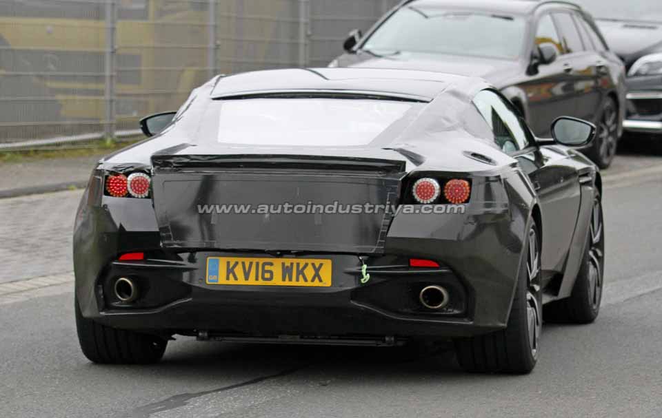Rear of the 2018 Aston Martin Vantage