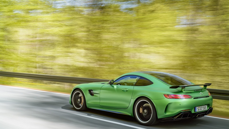 Rear quarter of the 2018 Mercedes-AMG GT R