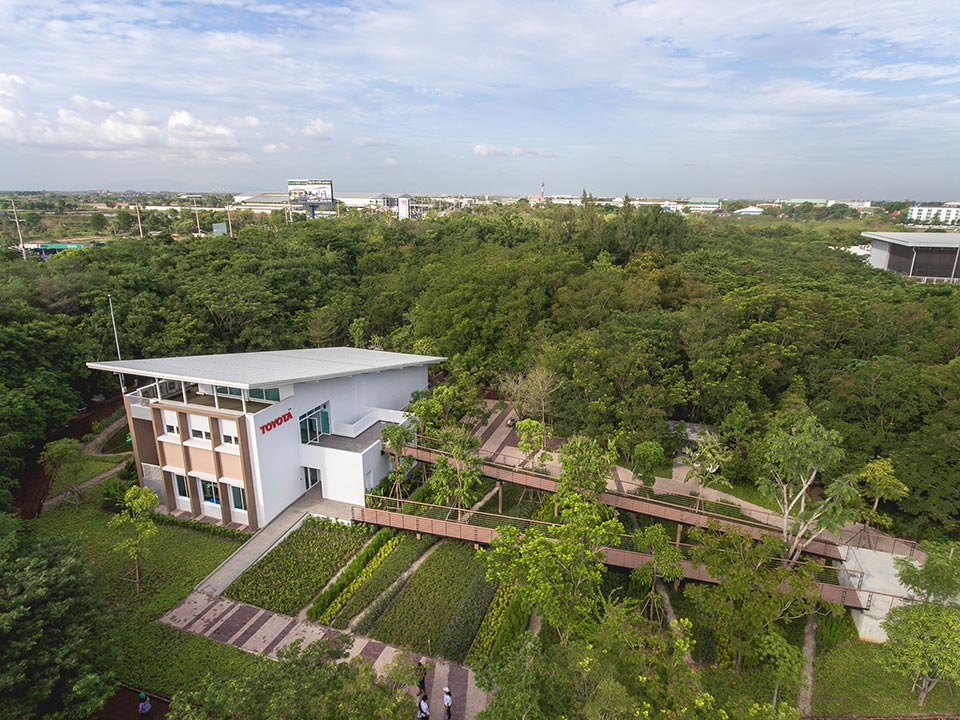 Toyota's biodiversity facilityi n Thailand