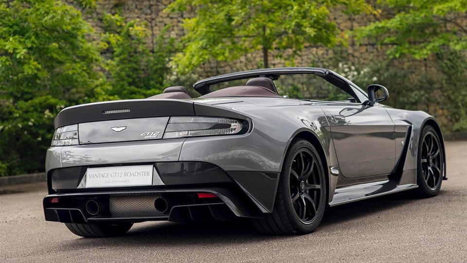 Rear quarter of the Vantage GT12 Roadster