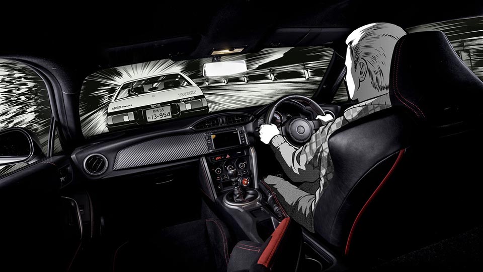 Inside the GT86 Initial D concept