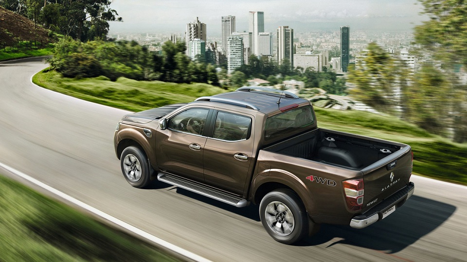 Rear quarter of the 2017 Renault Alaskan