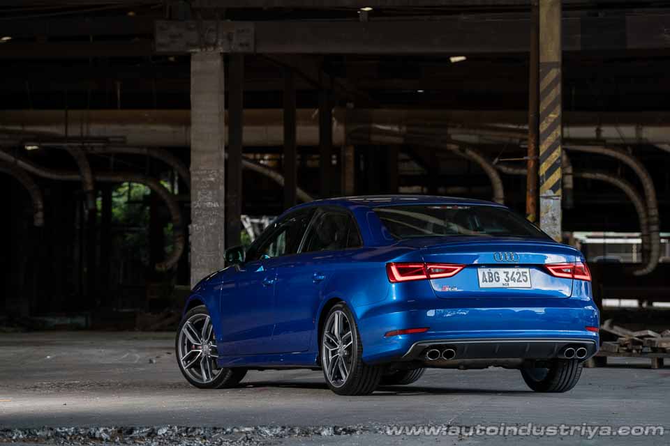 Audi S3 rear quarter