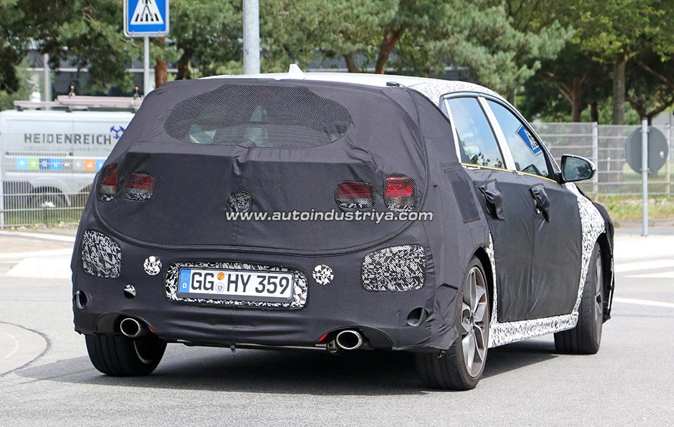 Rear of the Hyundai I30 N