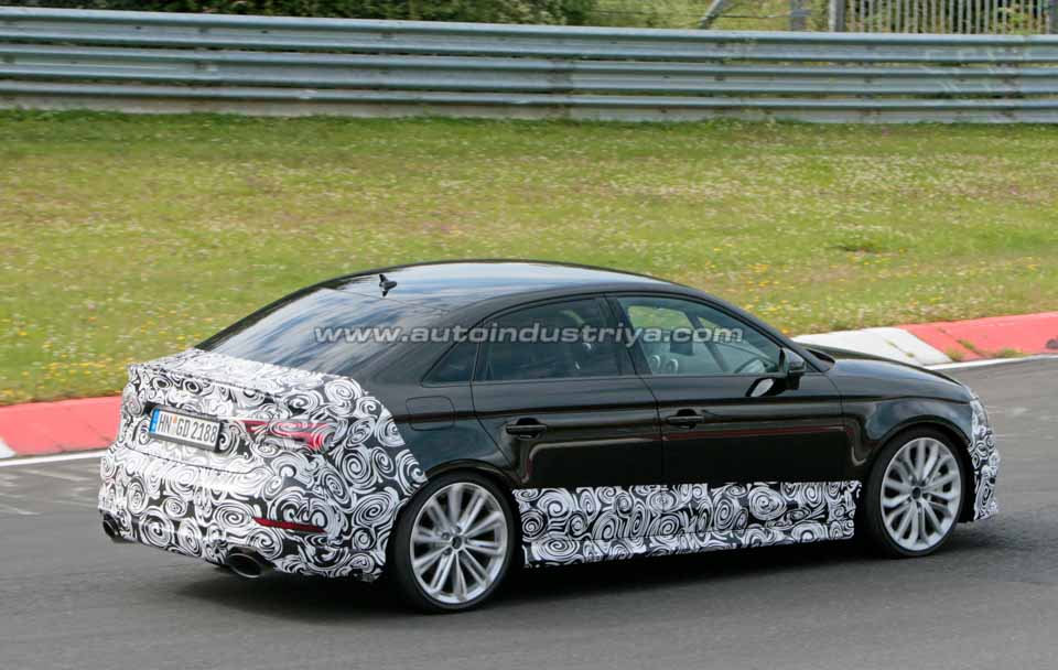 Rear quarter of the 2017 Audi RS 3