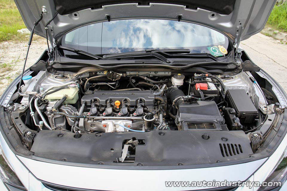 The R18Z1 powertrain of the 2016 Honda Civic 1.8 E