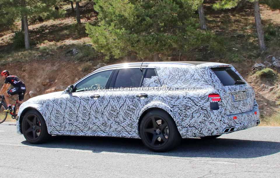 Rear quarter of the Merc-AMG E63 Black Series prototype
