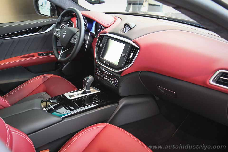 The unique interior trim provided by Zegna